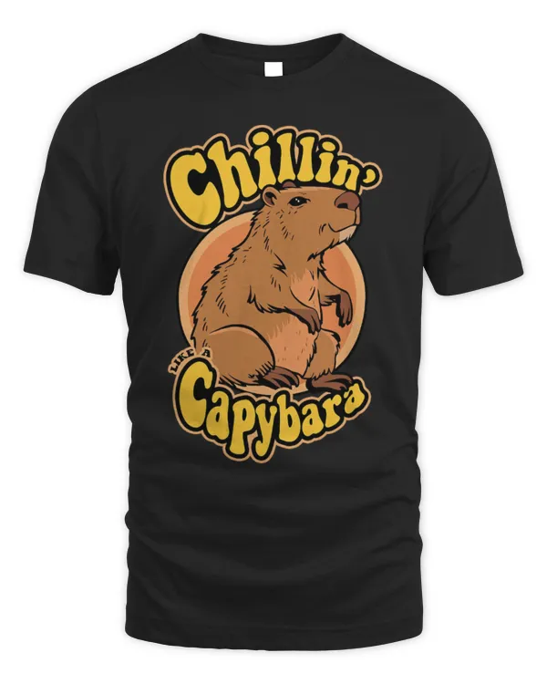 Capybara Pet Chillin Like a Capybara wildlife animal endearing capybara