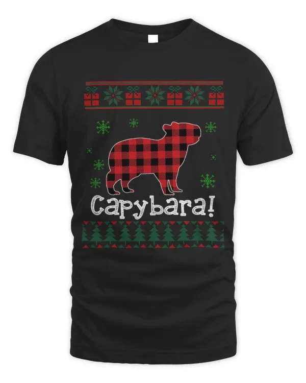 Capybara Pet Christmas Capybara Lover Ugly Christmas Vacation Sweater