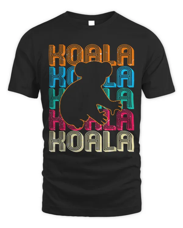 Koala Pet Australia Animal Retro Colorful