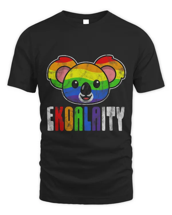 Koala Pet Bear LGBT Flag Ekoalaity Gay Lesbian Pride Vintage