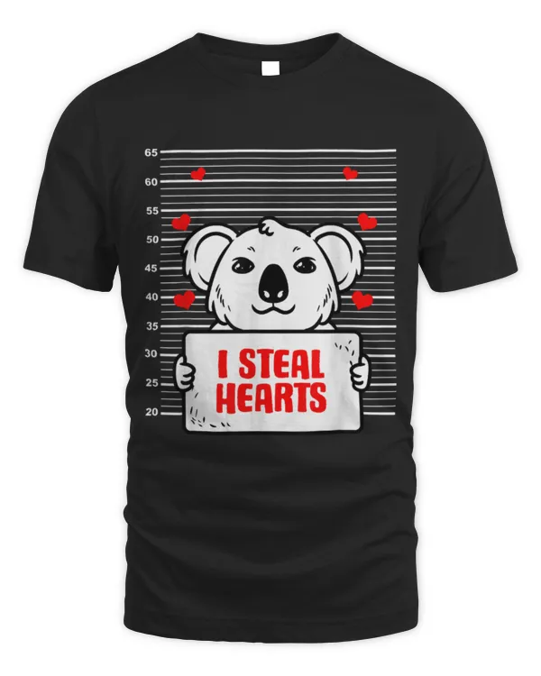 Koala Pet Bear Lover I Steal Hearts Valentines Day Koala