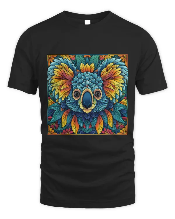 Koala Pet Bear Mandala Cute Koala Bear Motif