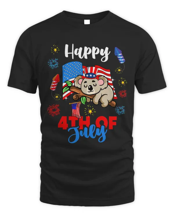 Koala Pet Funny American USA Patriotic 4th Of July Koala