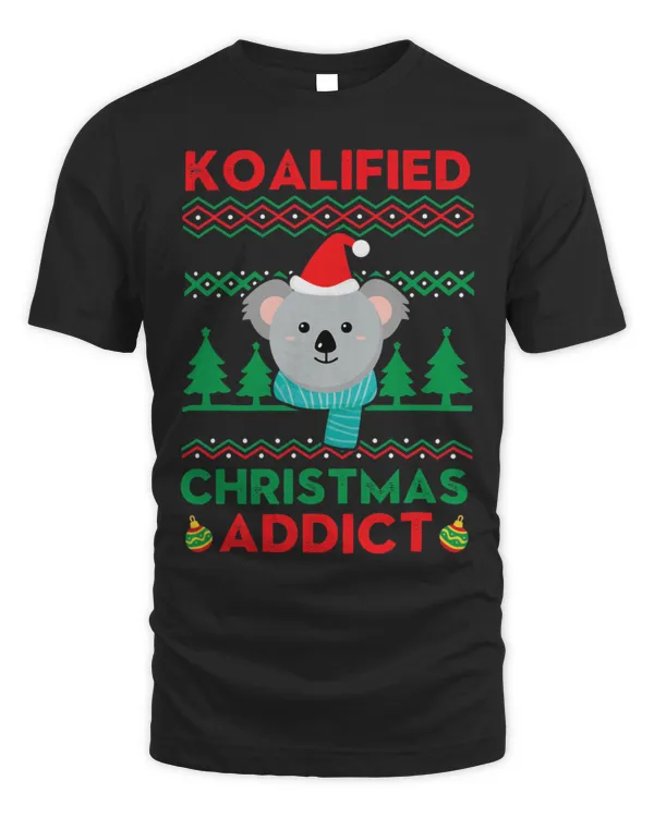 Koala Pet Christmas Addict Cute Koala Funny Christmas Puns