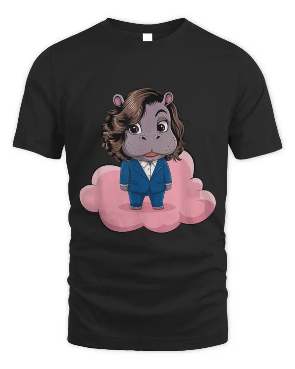 Hippo Pet Moo Deng For Harris Kamala Harris Supporter Cute Funny Hippo