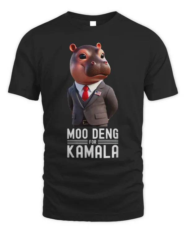 Hippo Pet Moo Deng for Kamala Harris President Baby Pygmy Hippo
