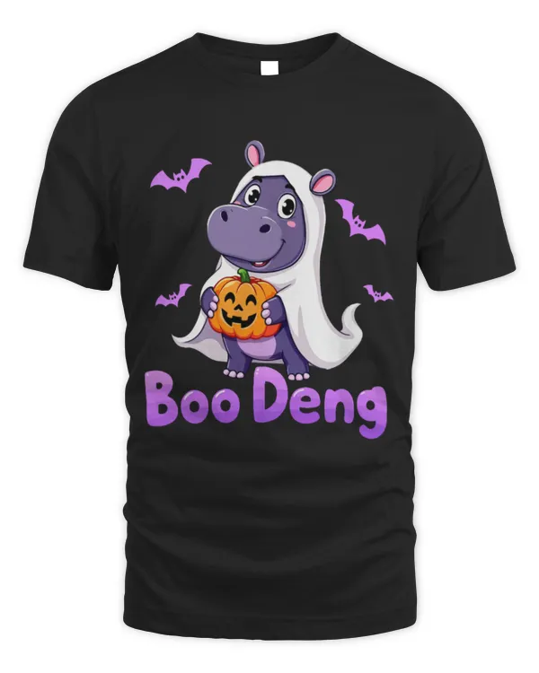 Hippo Pet Moo Deng Cute Baby Pygmy Hippo Funny Moo Deng Halloween