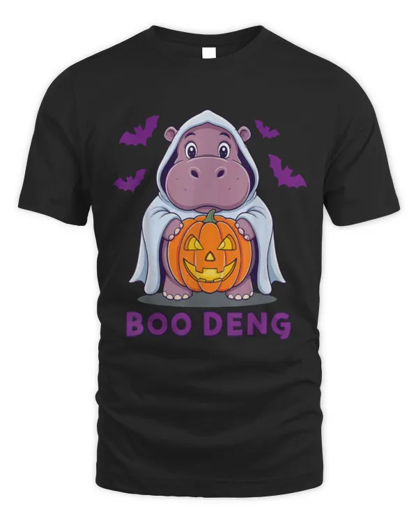 Hippo Pet Moo Deng Cute Baby Pygmy Hippo Funny Moo Deng Halloween 11