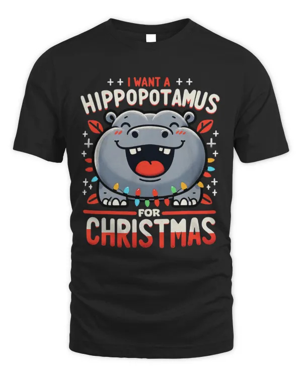 Hippo Pet Christmas Hippopotamus Xmas Hippo Santa Family Matching