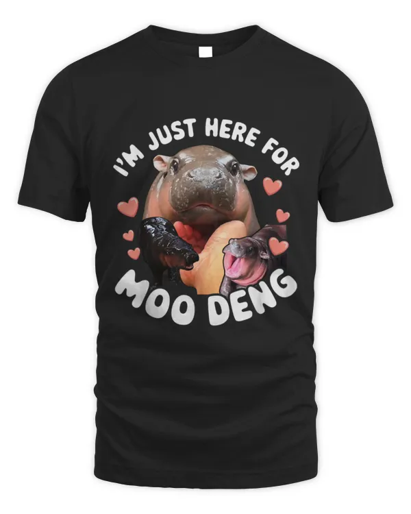 Hippo Pet MooDeng Baby Pygmy Hippo I m Just Here For Moo Deng