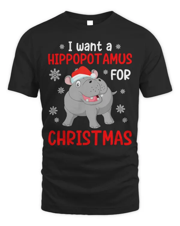 Hippo Pet I Want A Hippopotamus For Christmas Lights Hippo Xmas Pajama 67