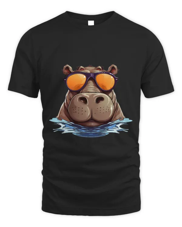 Hippo Pet Cool Hippo with Sunglasses for funny Animals Costume