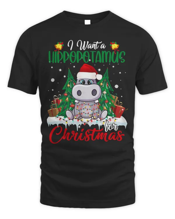 Hippo Pet I Want A Hippopotamus For Christmas Hippo Women Pajamas