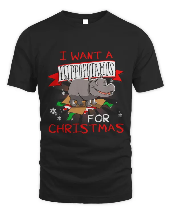 Hippo Pet I Want A Hippopotamus For Christmas Hippo Xmas Boys Girls