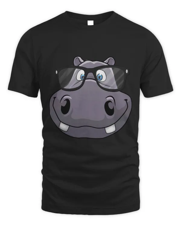 Hippo Pet Cool Hippo For Men Women Toddler Reading Hippopotamus Zoo (2)
