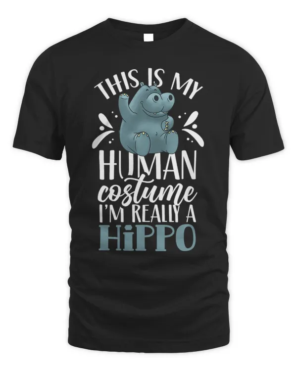 Hippo Pet This Is My Human Costume Im Really A Hippo Hippos Cute