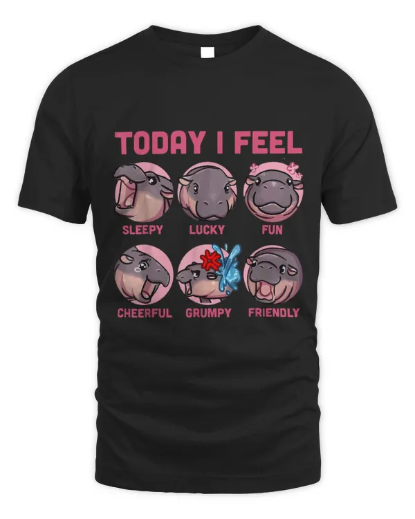 Hippo Pet Today I Feel MooDeng Emotions Baby Pygmy Hippo