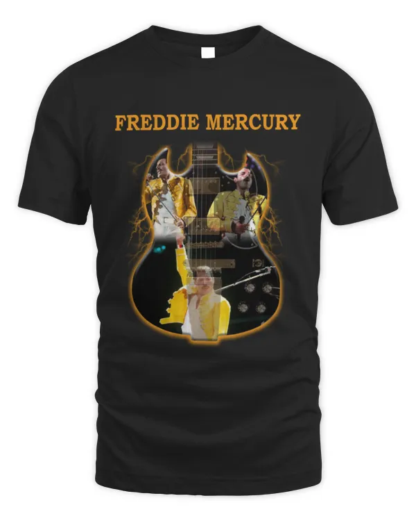 Freddie Mercury Guitar T-shirt