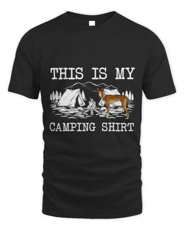 Campfire Ibizan Hound Dog This Is My Camping 1