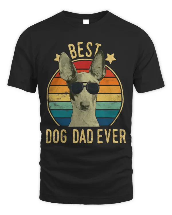 Best Dog Dad Ever Ibizan Hound Fathers Day Gift