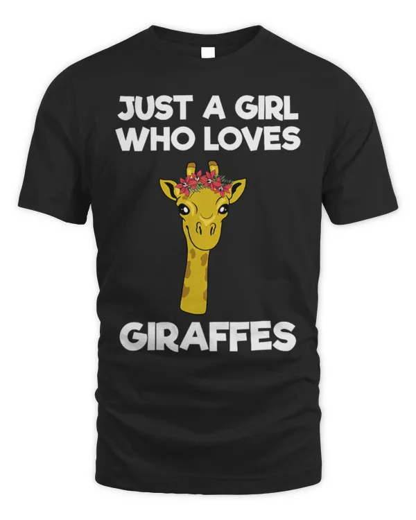 Giraffe Pet Just a girl who loves Giraffes I Flower Floral 1