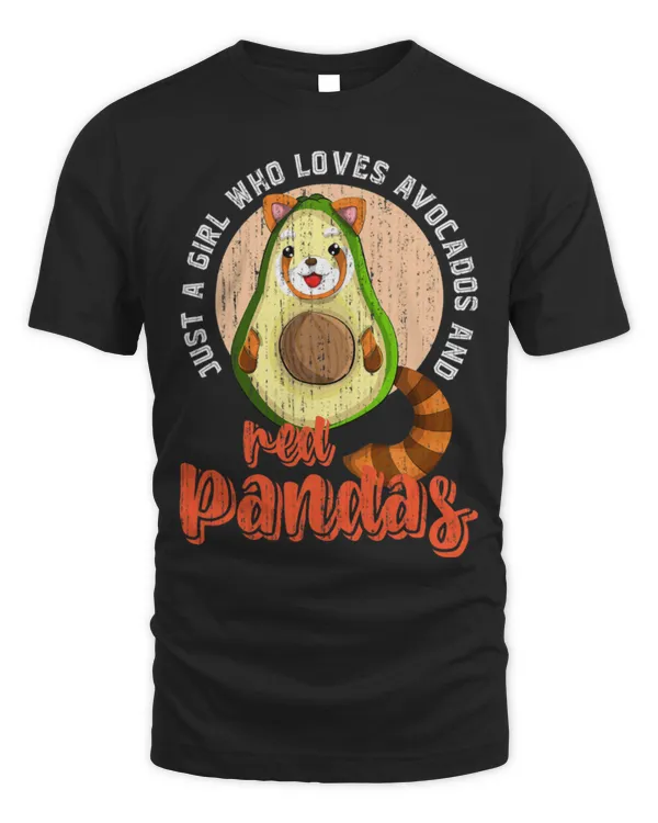 Panda Pet Cute Animal Avocado Lover Girls Women Wildlife Red Panda