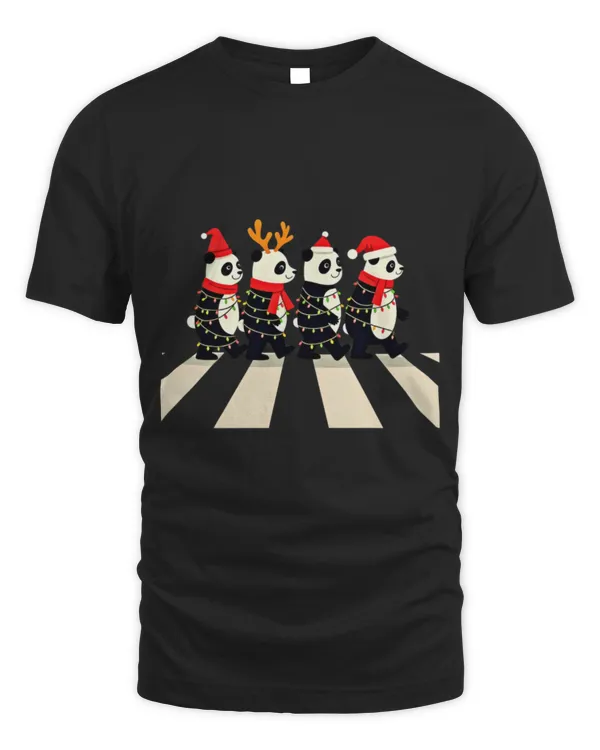 Panda Pet Crossing Road Xmas