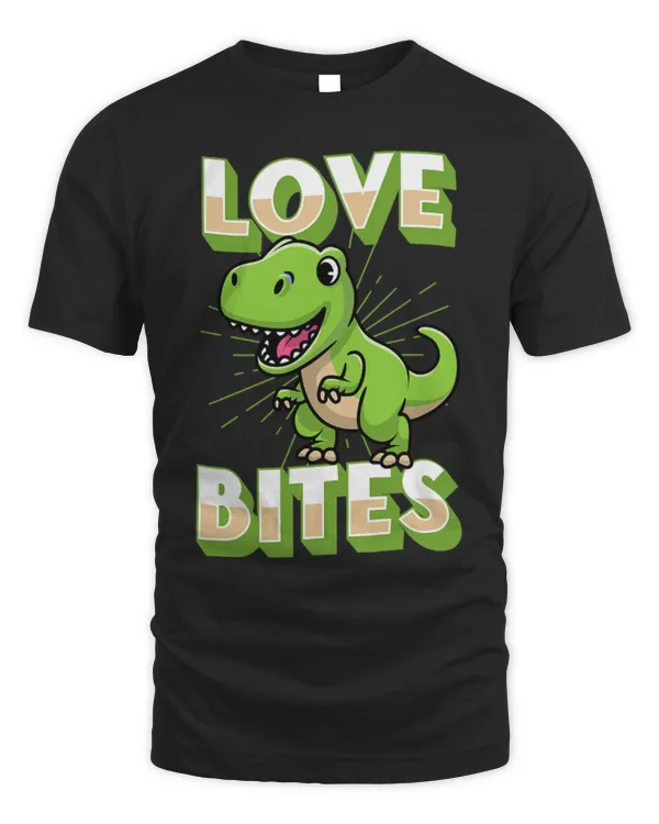 Animal Dinosaur Love Bites Funny Cartoon Dinosaur Anti Valentines Day