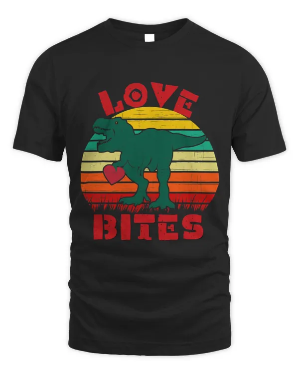 Animal Dinosaur Love Bites Funny Dinosaur T Rex Valentines Day