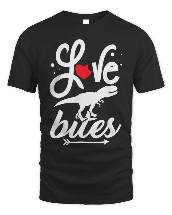 Animal Dinosaur Love dinosaur bites funniest graphic design