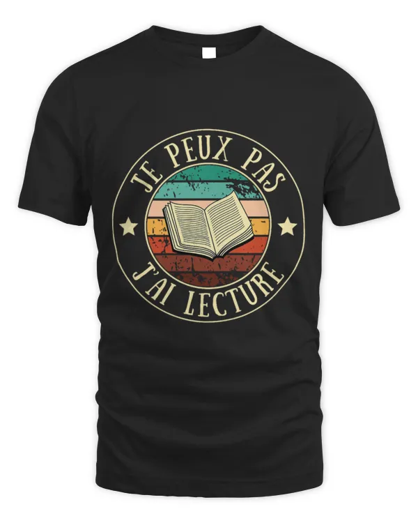 Hobbies Books Je peux pas jai lecture humour book man gift idea