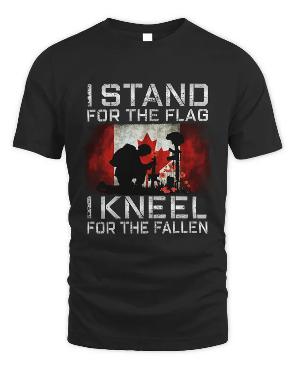I Stand For The Flag, I Kneel For The Fallen, Canadian Veterans