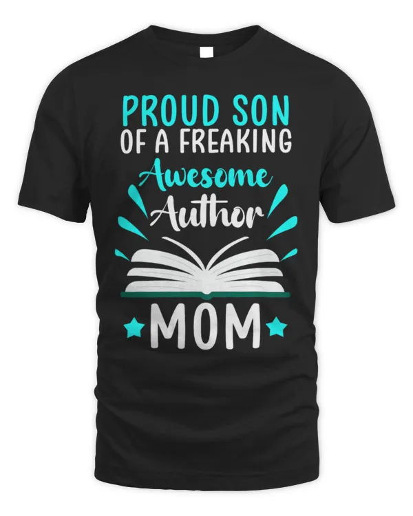Hobbies Books Mens Proud son of awesome athor mom Write
