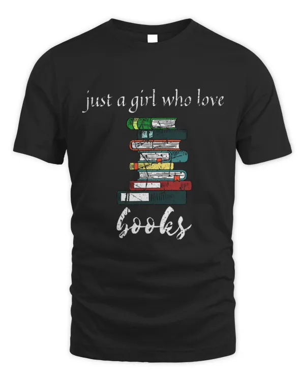 Hobbies Books Just A Girl Who Love Books Design Funny