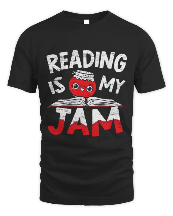 Hobbies Books Mens Reading Is My Jam Book Lover Bookworm Nibrarian Nerd