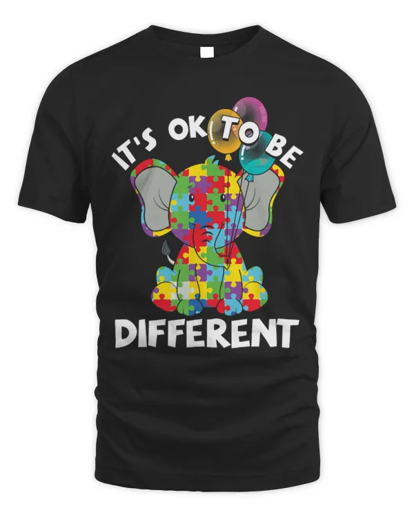 Elephant Mammal Autistic Ok Be Different Autistic Elephant Balloons Autism Awareness