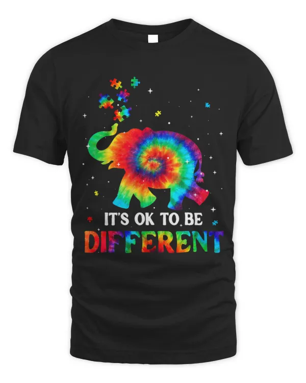 Elephant Mammal Autistic Puzzle Elephant Autism Awareness Its Ok To Be Different