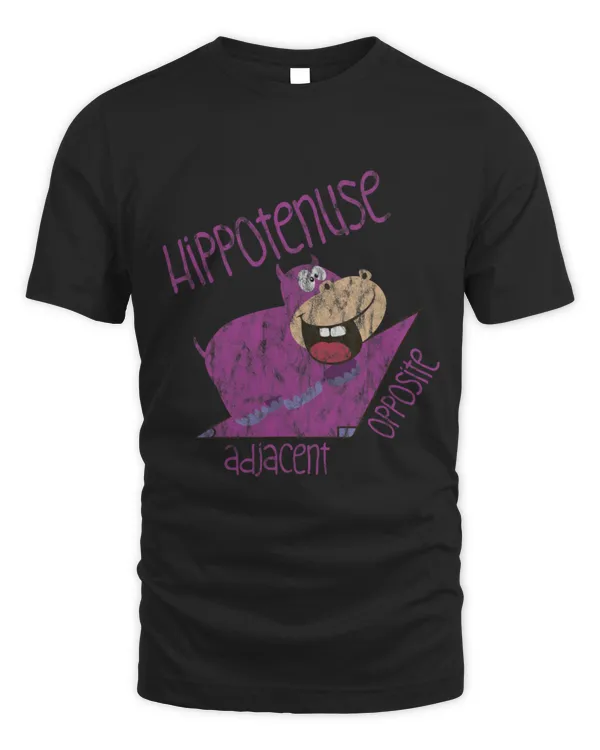 Cute Hippo Pet Opposite Adjacent Hippotenuse 8