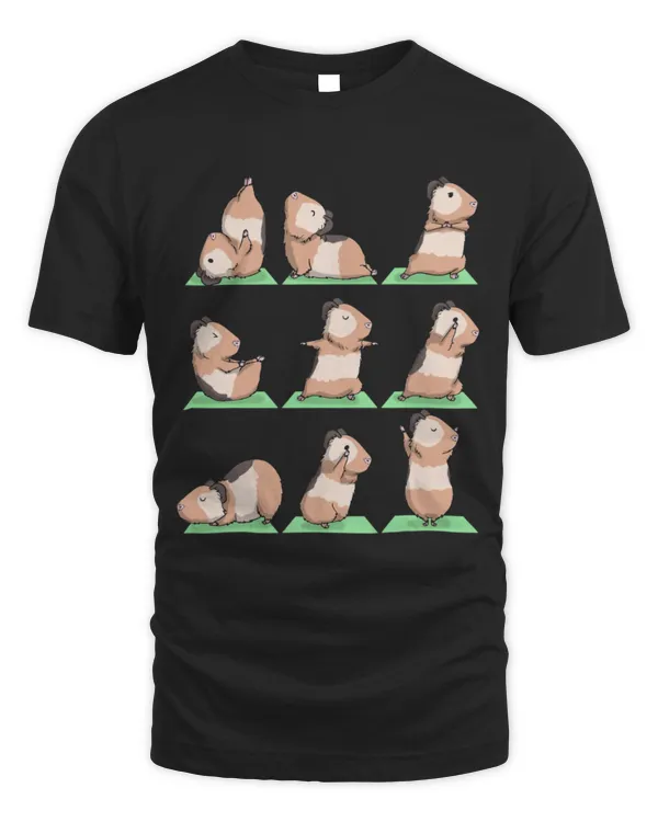 Cute Guinea Pig Yoga Pose Zen Cute Workout Exercise Yogi Funny