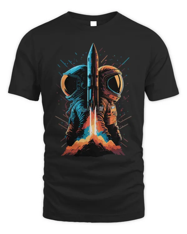 Cute Astronaut Space Exploration Astronaut Spaceship Lift Off Science Space 16