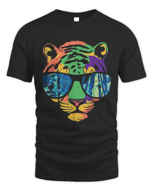 Cool Tiger Fun Party Costume Cute Easy Halloween Gift TShirt