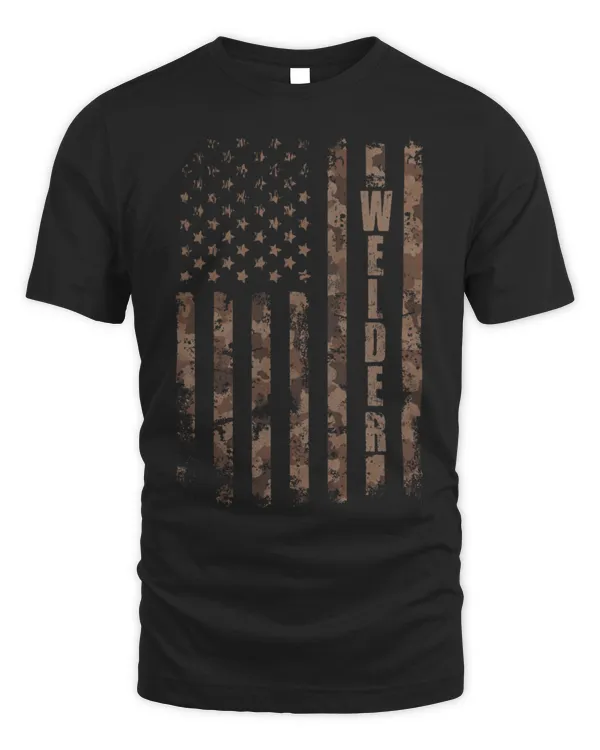 Cute Welder American Flag Rocking Welder 4th of July Patriotic