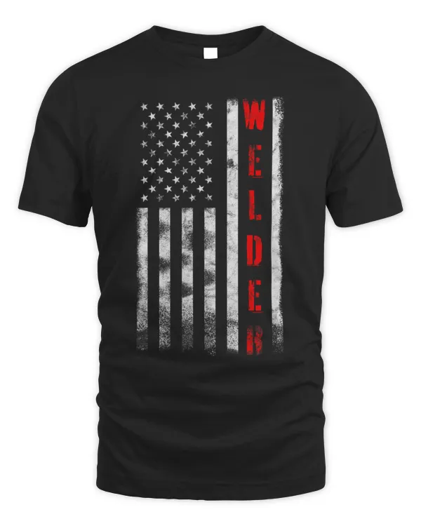 Cute Welder American Flag US Patriotic