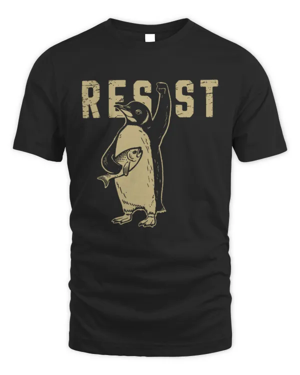 Penguin Flippers Up Resist Funny Penguins Against Trump TShirt