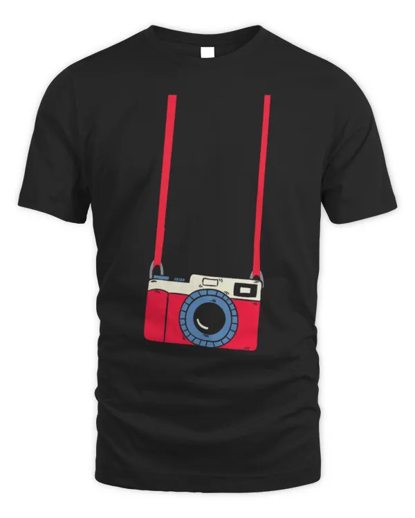 Cute Photographer Fake Tourist Camera Graphic Holiday Vacation Photographer