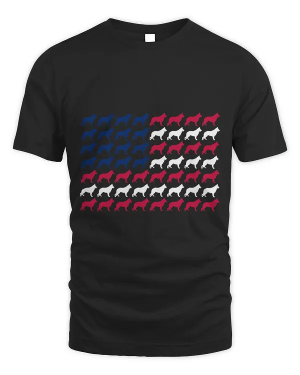 Cute German Shorthaired American Flag Patriotic 4