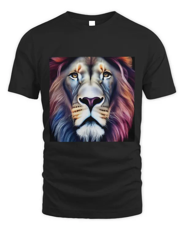 Lion Pet African Lion Wild Wildlife Safari Artistic Watercolour 31