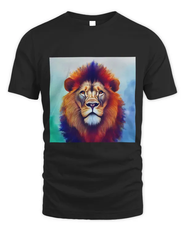 Lion Pet African Lion Wild Wildlife Safari Artistic Watercolour 62