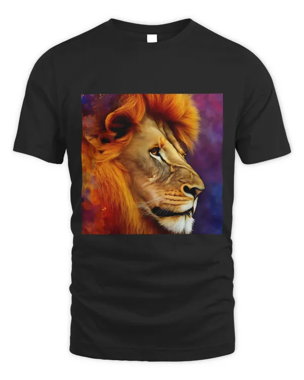 Lion Pet African Lion Wild Wildlife Safari Artistic Watercolour 54