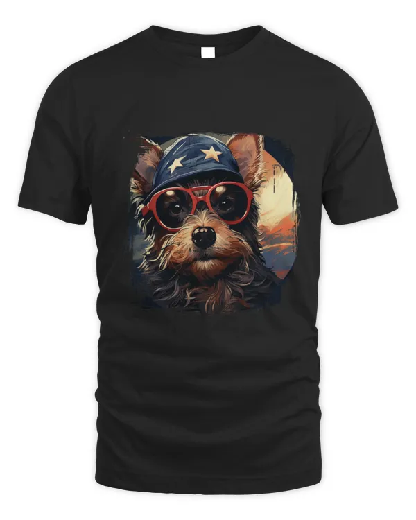 Cute Yorkie Baseball Yorkshire Terrier Star Cincinnati Baseball Cap - Unisex Standard T-Shirt Unisex Standard T-Shirt